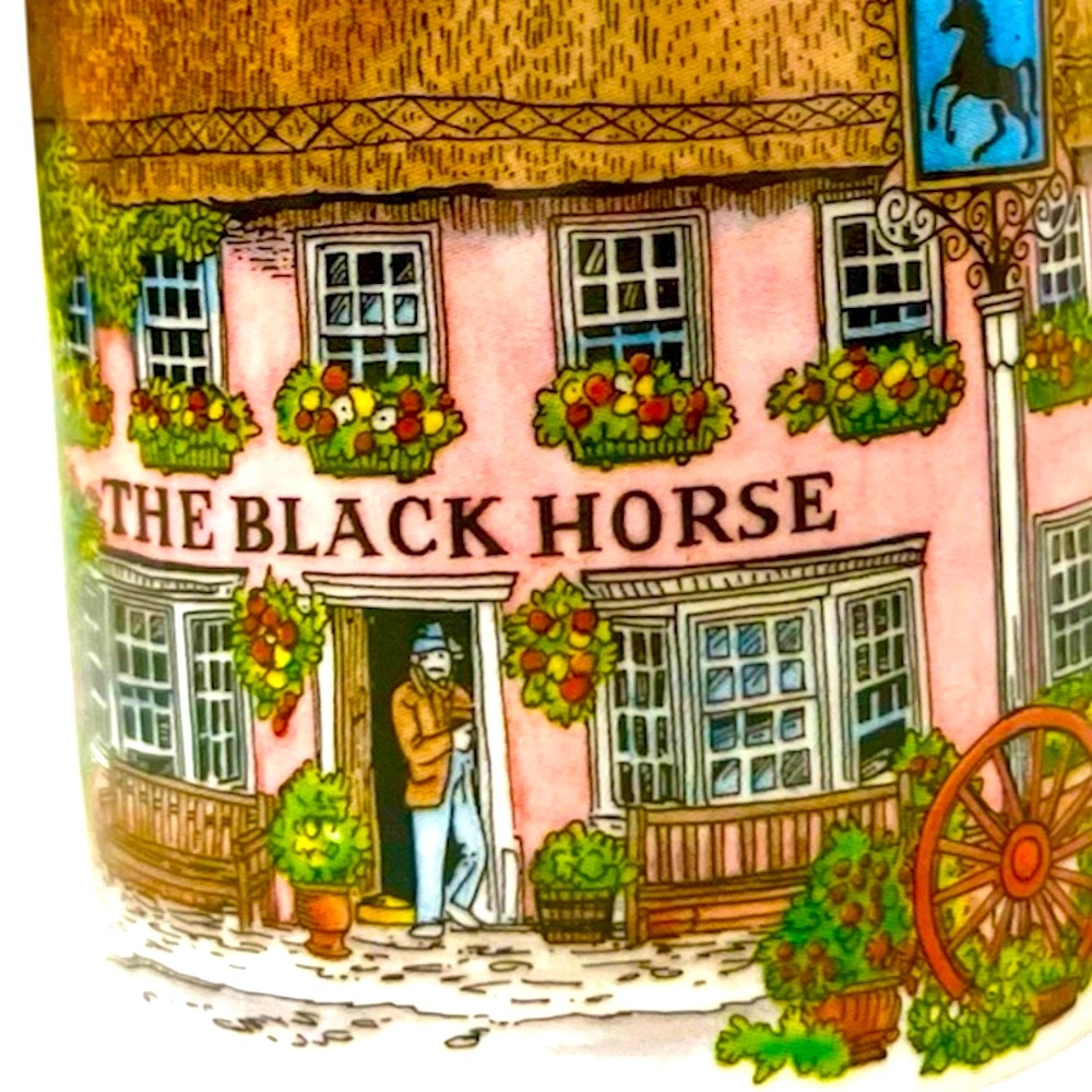 Dunoon Coffee Mug The Black Horse Village Inns By Sue Scullard Made In England